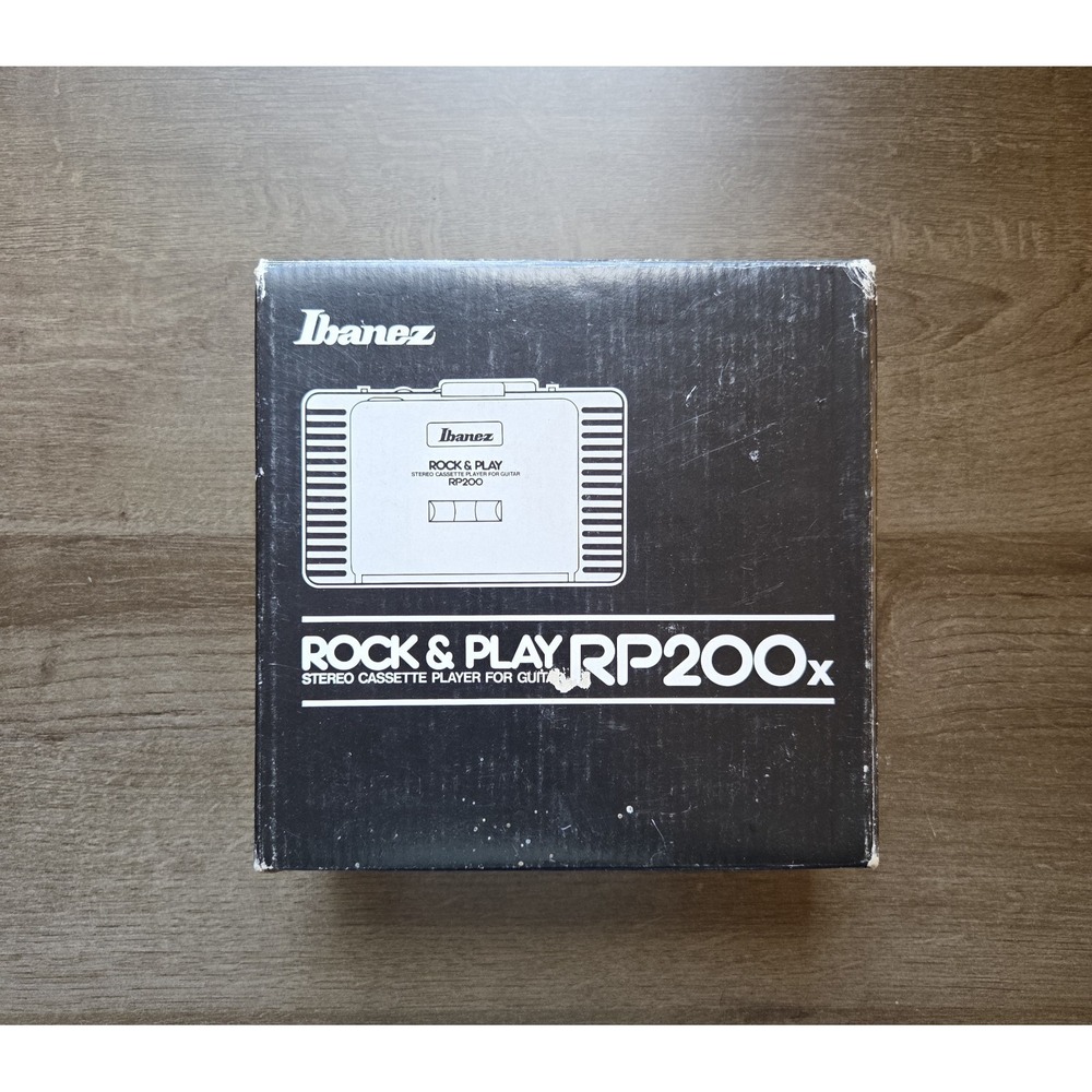 Untested Ibanez Rock & Play RP200x Stereo Cassette Player For Guitar
